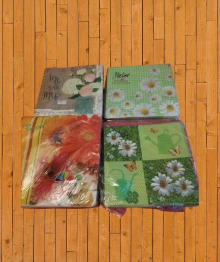 lot de serviettes différentes