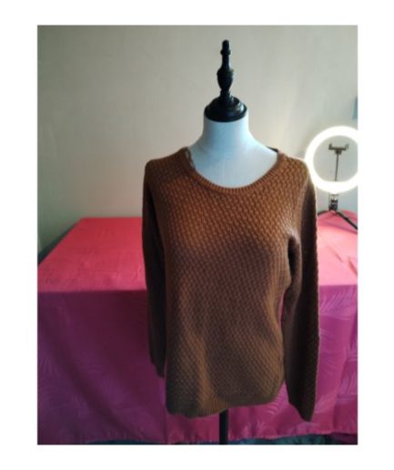 Pull femme marron T40-42 Pimkie