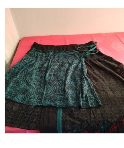 Jupe verte femme TL Coline