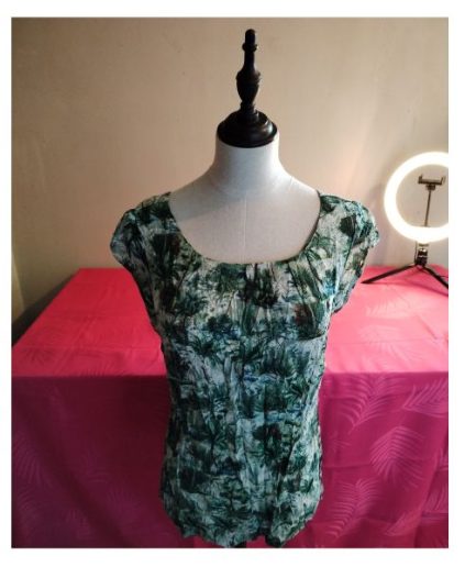 Débardeur femme vert T40-42 Camaïeu