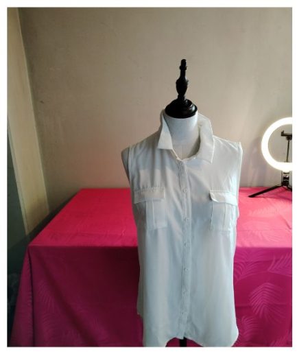 Chemisette femme blanc T3 Cache-cache