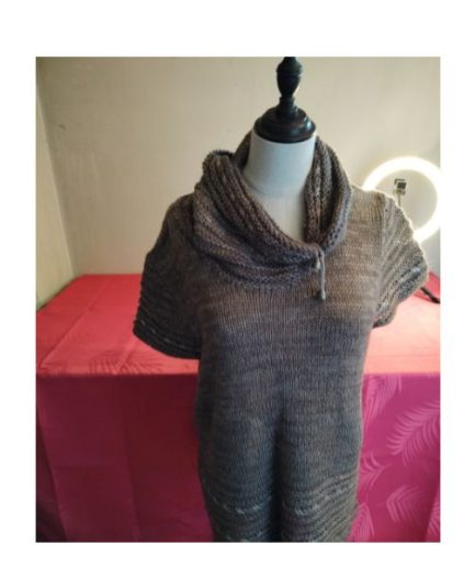 Pull robe femme marron T4 armand thierry