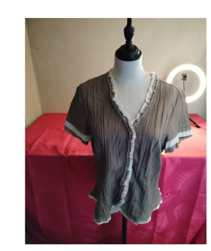 Chemisier femme gris T5 armand thierry