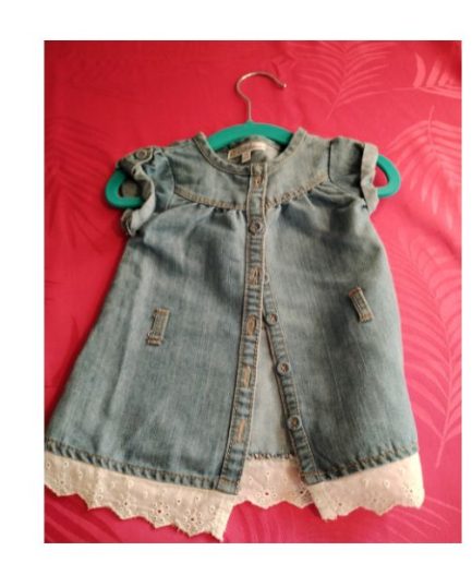Robe jeans fille 3mois kitchoun