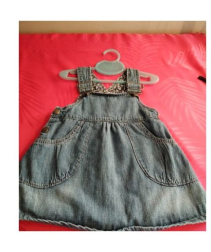 Robe jeans fille 9mois tex