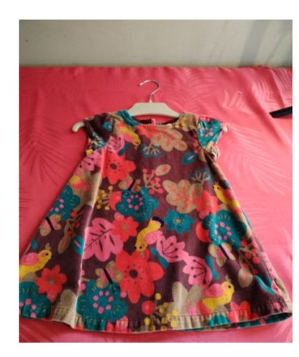Robe violette fille 9mois du pareil au meme