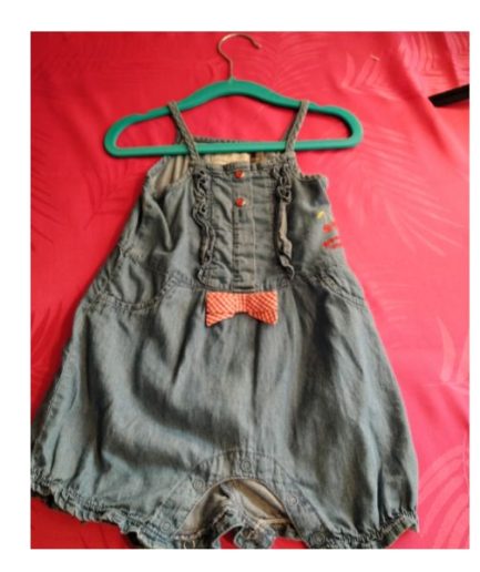 Combi jeans fille 9mois orchestra