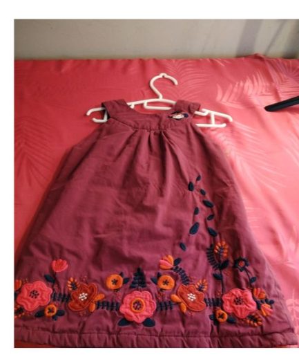 Robe rouge fille 18mois du pareil au meme