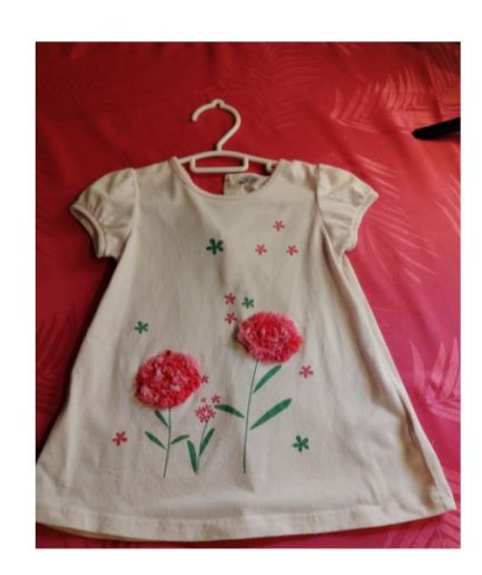 Robe rose fille 18mois pas de marque