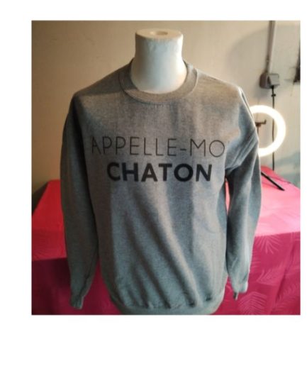 Sweat-shirt gris homme TM pas de marque