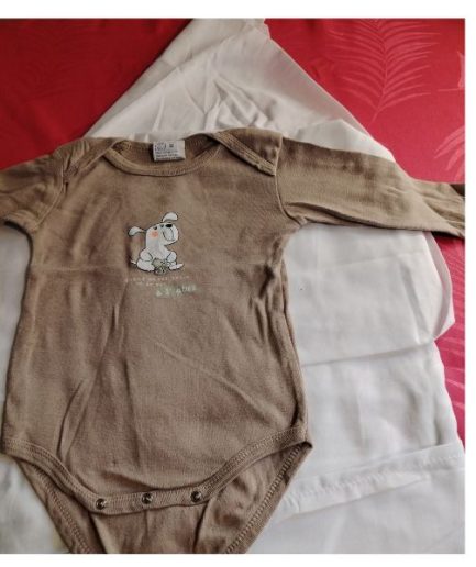 Body garçon 12m mots d'enfant