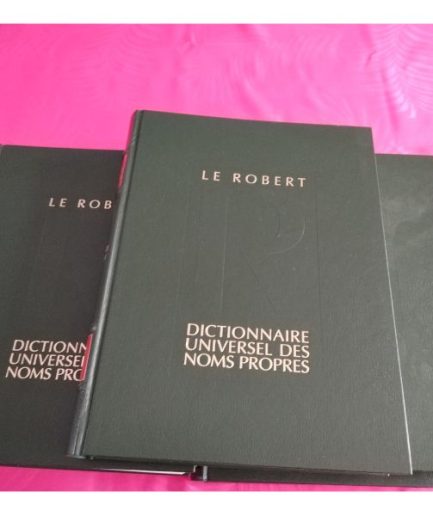 Dictionnaire universel Le Robert noms propres