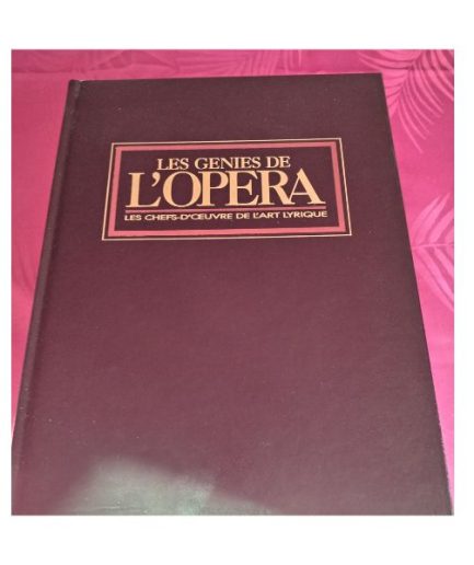 Livre adulte les génies de l'opéra