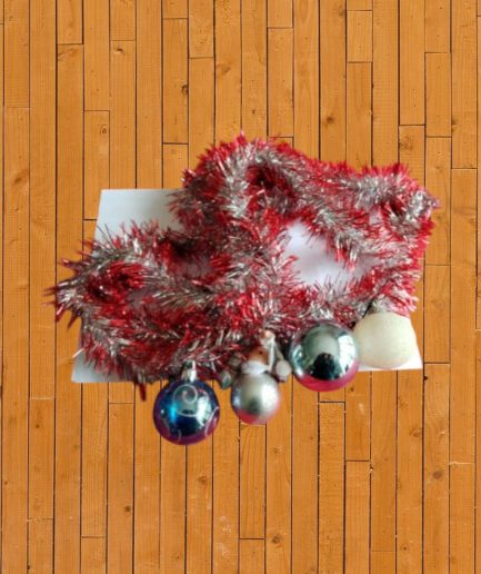 Lot guirlande et boule