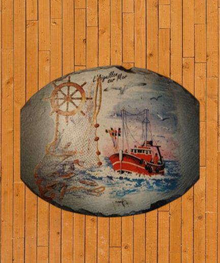 Déco mer sur ardoise