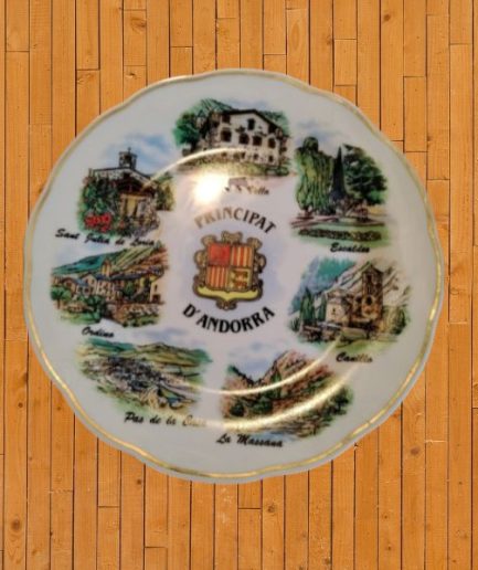 Assiette décorative porcelaine de Limoges