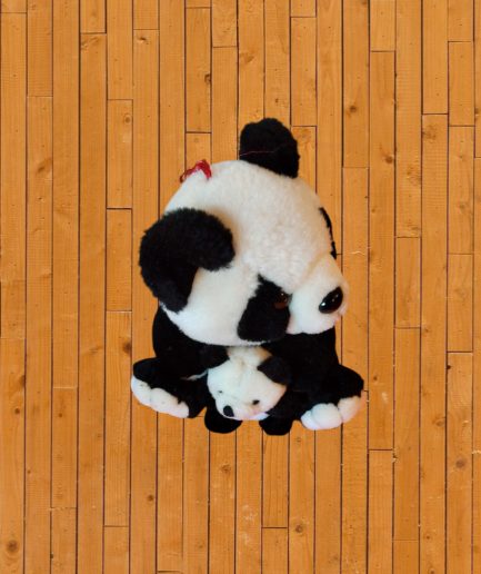 PELUCHE FAMILLE PANDA