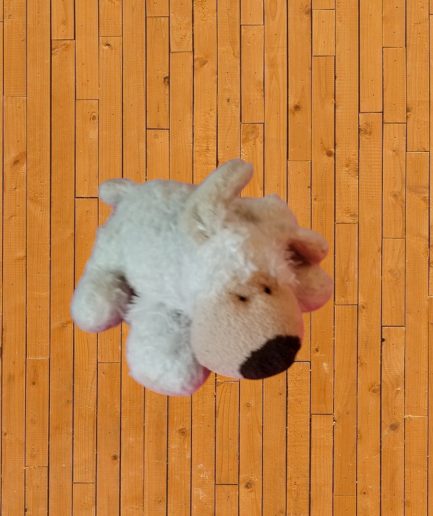 PELUCHE CHIEN ALLONGE