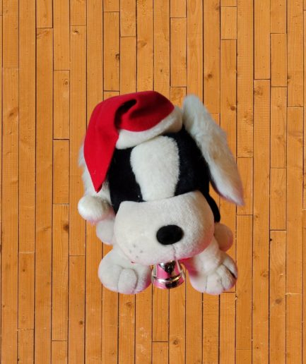 PELUCHE CHIEN NOEL