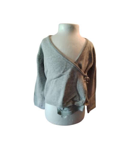 GILET FILLE 3A GRAIN DE BLE